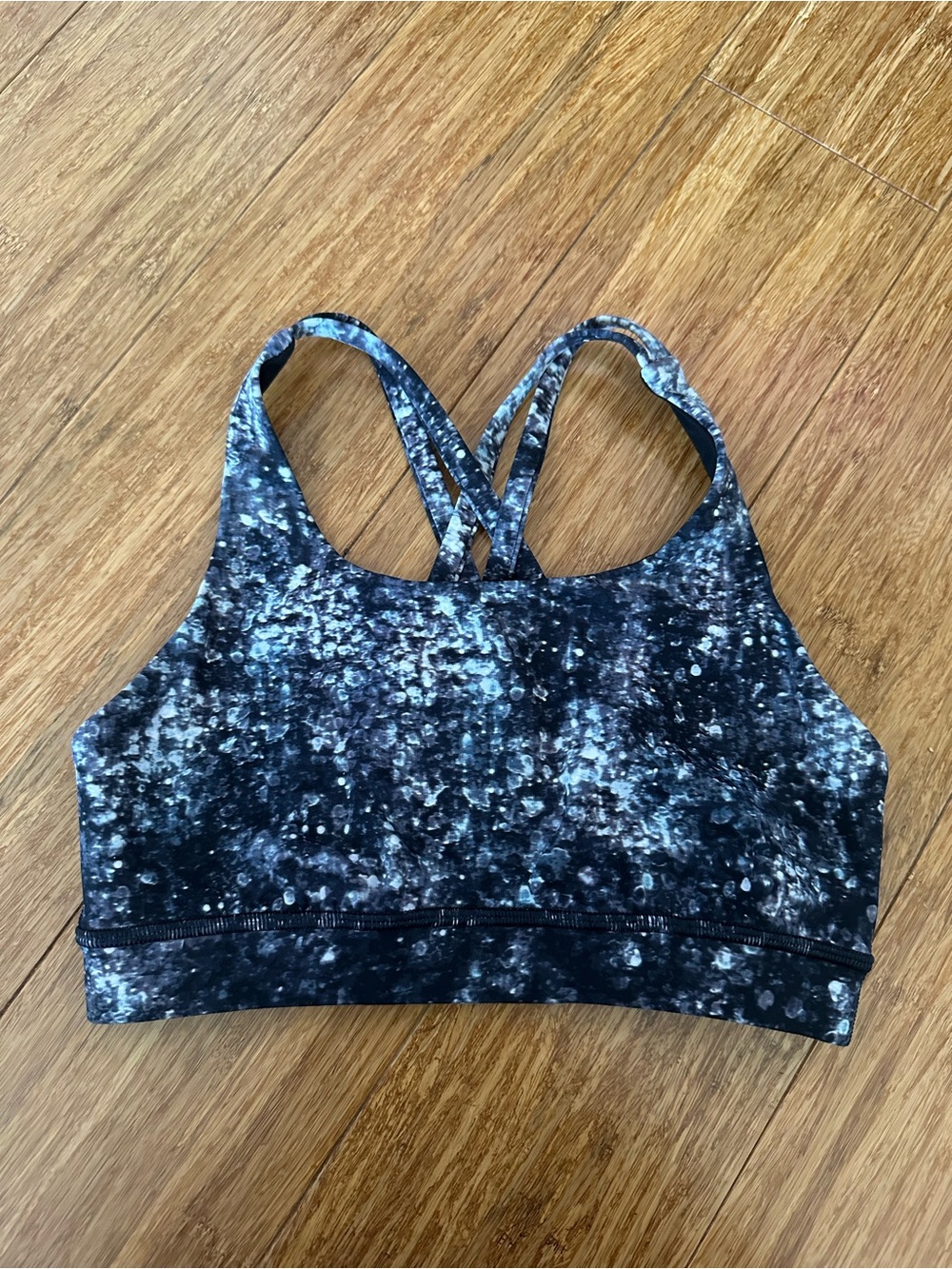 Lululemon Sports Bra - Navy Marble Size 4